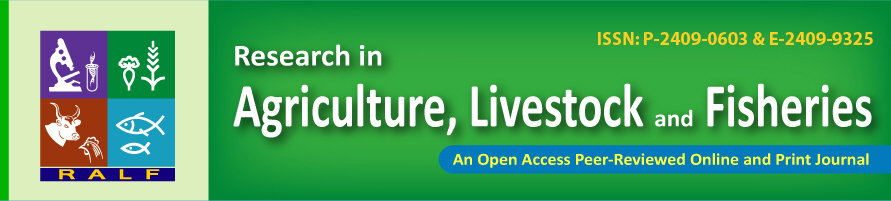 Research in Agriculture, Livestock and Fisheries